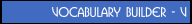 Vocabulary Builder - V